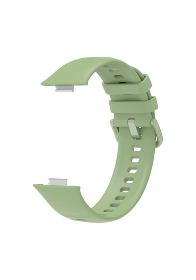 Huawei Watch Fit 3 Band Serisi Klasik Kordon Silikon Strap Kayış-turuncu