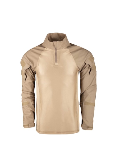 Taktik Kombat Terletmez Fit Kamuflaj Erkek Sweatshirt Compat01 Bej