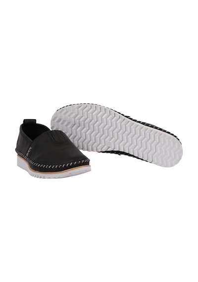 Napa Shoes Nefes Alan Hakiki Deri Rahat Taban Kadın Casual Ayakkabı Napa-108 Siyah
