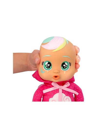 Cry Babies Ağlayan Yumuş Bebek Cyb76000 Koyu Pembe Tulumlu Hannah