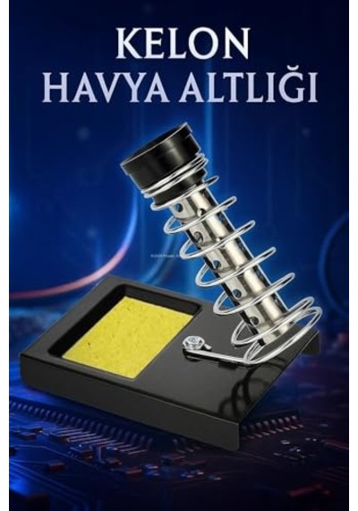 Tr Havya Altlığı, Lehim Sehpası, Metal Tabanlı, Stabil, Sehpa, Tutucu, Otomatik Kapanan Emniyetli, Lehimleme Araç