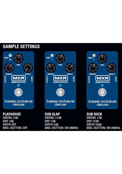 Mxr M288 Bass Octave Deluxe Pedalı