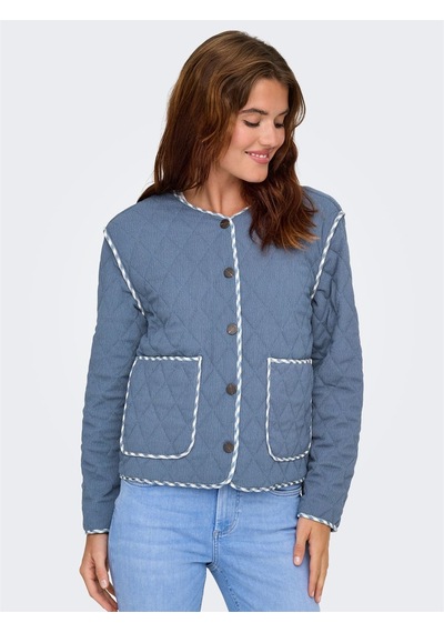 Only Onlbıll Lıfe Rev Quılted Jacket Cc Otw Kadın Blue Mont - 15361375 Mavi