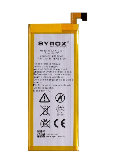 Syrox Turkcell T50 Batarya B167