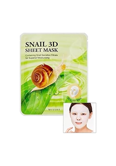 Salyangoz Özlü Onarıcı Yaprak Maske 23g 10ea 2set Snail Healing 3d Sheet Mask