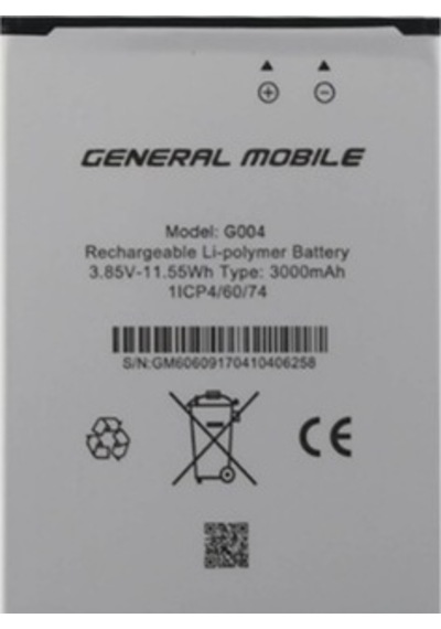 General Mobile Discovery Gm6/Gm6 Life Pil Batarya