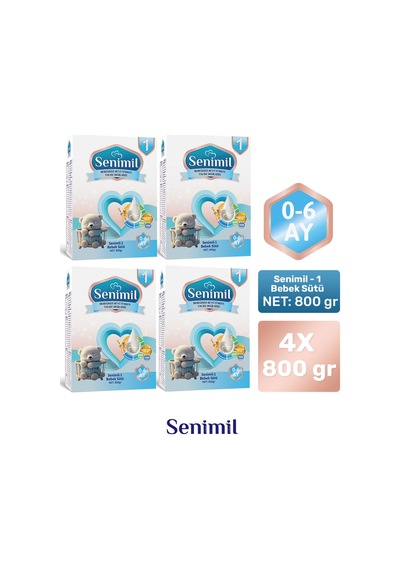 Senımıl 1 Bebek Sütü 800 G 4 Adet