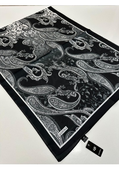 Qashka Saten İpek Şal Etro Desen Lbt0101-41271 Çok Renkli