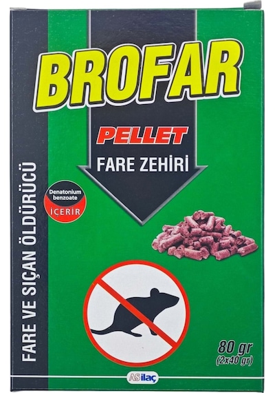 Brofar Pellet Fare Zehiri 80 Gr