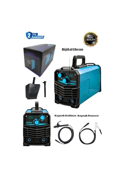 Pro Alman 200 Amper Çift Kartlı Hava Soğutmalı Invertec Compact Kaynak Makinesi, Elektrikli El Aleti, Çok Renkli, Metal, 30x15 Cm, 1 Kg