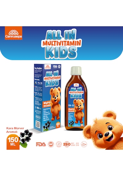 All In Multivitamin Kids Şurup 150 Ml