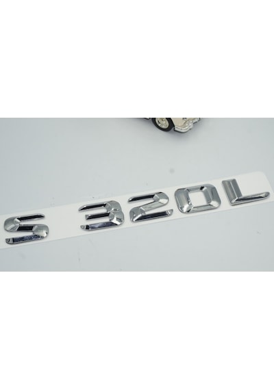 S320L Bagaj Krom Metal 3M 3D Yazı Logo