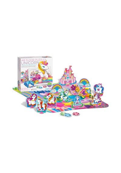 Ar Floor Puzzles Unicorn Aplikasyon Destekli Arttırılmış Gerçekl