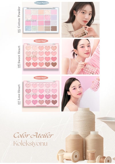 Dasique Mat Ve Işıltılı Tonlardan Oluşan 20 Renkli Far Paleti Mood Shadow Palette 01 Warm Basic 01 Warm Basic