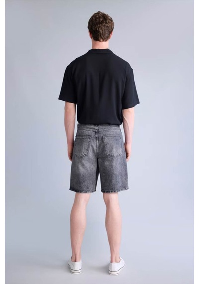 Defacto Straıght Fıt Jean Bermuda H8017ax26smnm36 Antrasit-nm36