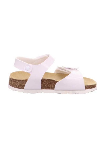 Superfit 6-00118 Kız Çocuk Beyaz Mantar Sandalet Beyaz