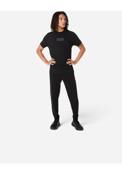 Asics Asıcs Chest Logo Tee Erkek Siyah Kısa Kollu Tshirt 2031f333-001