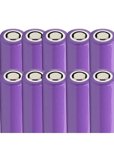 10 Adet 3.7v Şarjlı 18650 Lityum Pil 1200mah 34gr Şarj Edilebilir