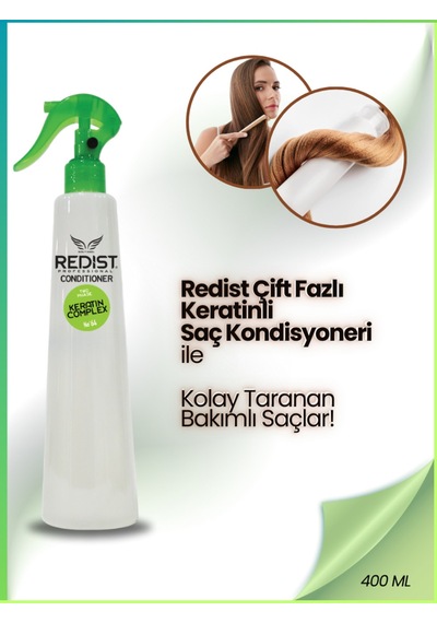 Keratin Çift Fazli Fön Suyu 400 Ml