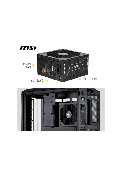 Tr Mag A750gls Pcıe5 Atx V3.1 750w Pcıe 5.1 Ready 80+ Gold Power Supply