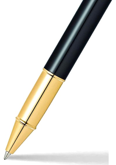 Sheaffer 9322-1 100 Serisi Roller Kalem Parlak Siyah Altın Çok Renkli