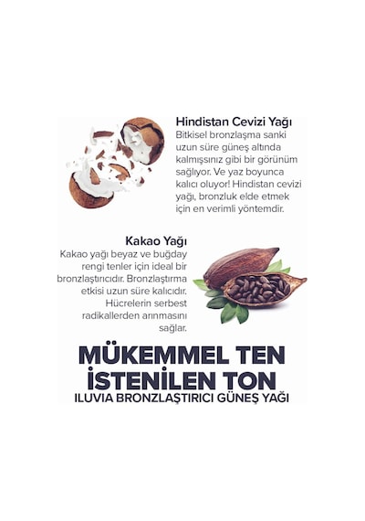 İluvia Bronzlaştırıcı Güneş Yağı 100 ML