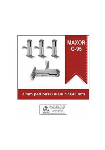 Maxor-Flash G95 Model Silver Cep Kaşe  Mavi