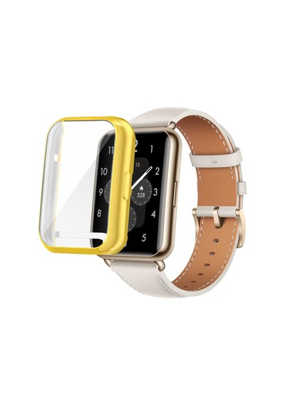 Huawei Watch Fit 2 Ardx Watch Gard 02 Koruyucu Silikon - Siyah
