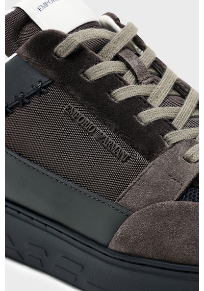 Emporio Armani Süet Detaylı Sneaker Ayakkabı Erkek Ayakkabı Em004836 Af23155 M6489 Kahve-siyah Emporio Armani Süet Detaylı Sneaker Ayakkabı Erkek Ayakkabı Em004836 Af23155 M6489 Kahve-siyah