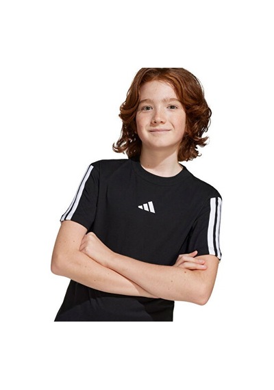Adidas J 3s Tee 160 Çocuk Günlük Tişört Jd6487 Siyah