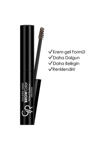 Brow Color Tinted Eyebrow Mascara No: 02 Light Brown - Fiber İçerikli Kaş Maskarası Genel