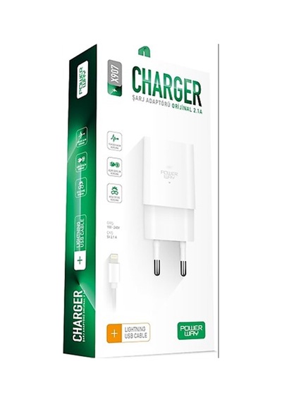 Powerway X907 5 V 2.1A Lightning Şarj Aleti