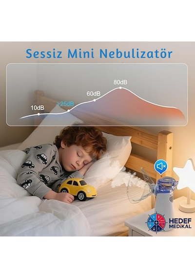Lt-n100 Taşınabilir Mesh Nebulizatör - Sessiz Buhar Makinesi