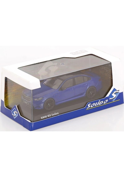 1:43 Solido 2024 Bmw M5 Sedan Marina Bay Blue