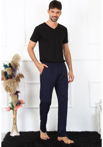 Akbeniz Erkek Pamuk Lacivert Tek Alt Pijama 27495 Lacivert