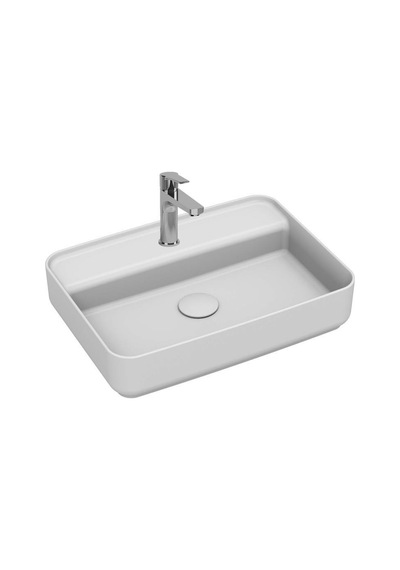 Isvea Infinity Tezgah Üzeri Lavabo 55CM Mat Beyaz