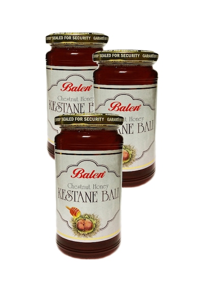 3 Adet Balen Kestane Balı 625 Gr Chestnut Honey