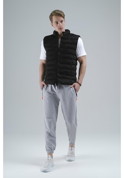 Oksit Tobia Slim Fit Cepli Dolum Süet Erkek Yelek