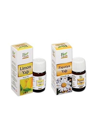 Limon Ve Papatya Aromatik Masaj Cilt Bakım Yağ Seti 20 Ml