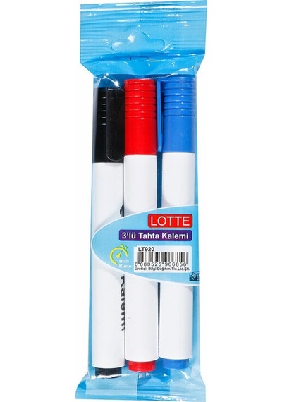 Lotte Tahta Kalemi 3'Lü Set 30'Lu  Kutu
