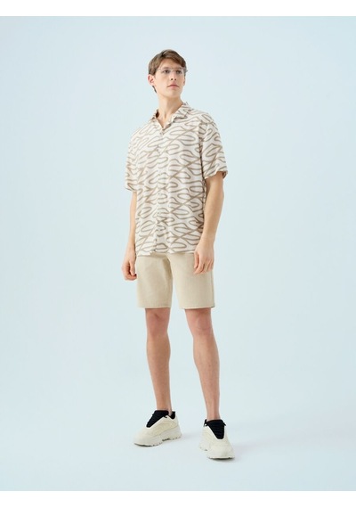 LOFT Relax Fit Erkek Gömlek K.kol Lf2038510 Q1.v1 Bej