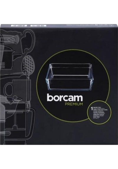 59304 Borcam Premium Kare Fırın Tepsisi 2400cc - 2 Adet Fma99929 Şeffaf