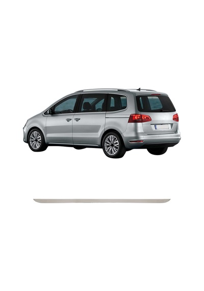 Volkswagen Sharan Uyumlu 2010 Ve Üzeri Krom Bagaj Alt Çıtası Paslanmaz Çelik