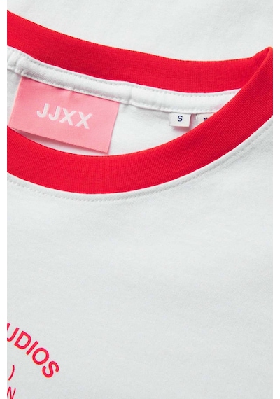 Jjxx Jxalba Loose Ss Prınt Tee Beyaz Kadın Kısa Kol T-shirt 000000000101993566 Beyaz
