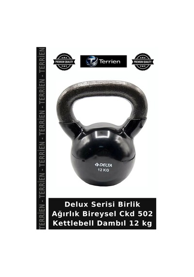 Delux Serisi Birlik Ağırlık Bireysel Ckd 502 Kettlebell Dambıl 12 Kg