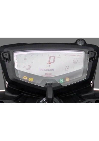 Tvs Apache Rtr 200 Dijital Gösterge Uyumlu Şeffaf Nano Ekran Koruyucu 2023-2024