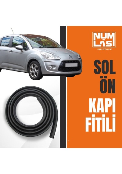 Citroen C3 2.nesil Sol Ön Kapı Fitili-a Kalite-numlas-nm3470