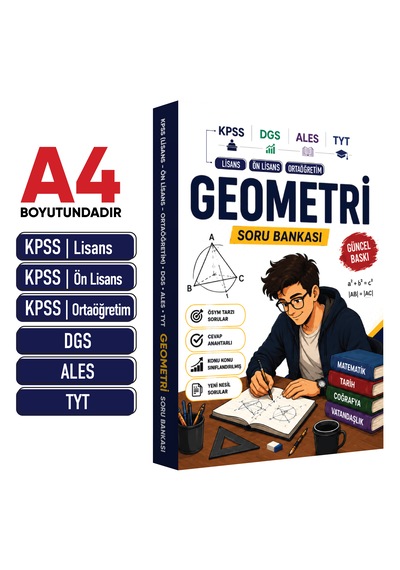 2026 Kpss-ags-dgs-ales-tyt Anamorfik Geometri Soru Bankası Çözümlü Güncel Baskı