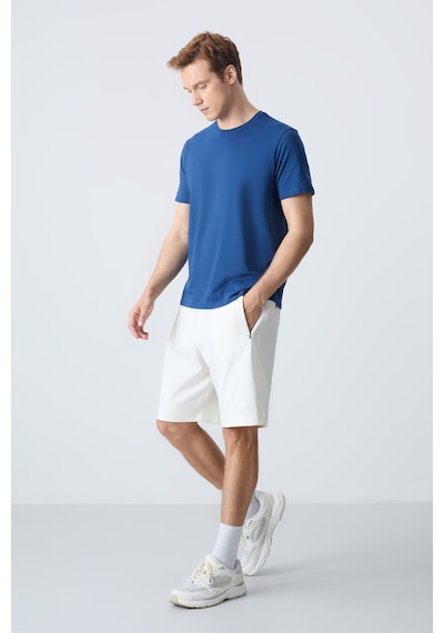 Air Jones Tommy Life Ekru Pamuklu Kalın Yumuşak Dokulu Standart Fit Basic Erkek Şort - 81276 Ekru Air Jones Tommy Life Ekru Pamuklu Kalın Yumuşak Dokulu Standart Fit Basic Erkek Şort - 81276 Ekru