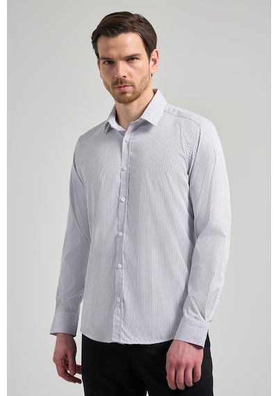 İmza Beyaz Uzun Kol Desen Yarım İtalyan Yaka Cepsiz Esnek Classic Slim Fit Gömlek 1004245218 Optik Beyaz İmza Beyaz Uzun Kol Desen Yarım İtalyan Yaka Cepsiz Esnek Classic Slim Fit Gömlek 1004245218 Optik Beyaz